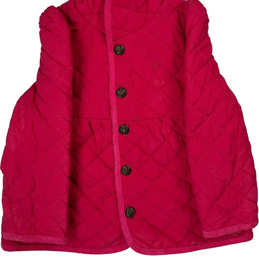 Age 4 Polo By Ralph Lauren Jacket - XS Pink Polyester - Image 4