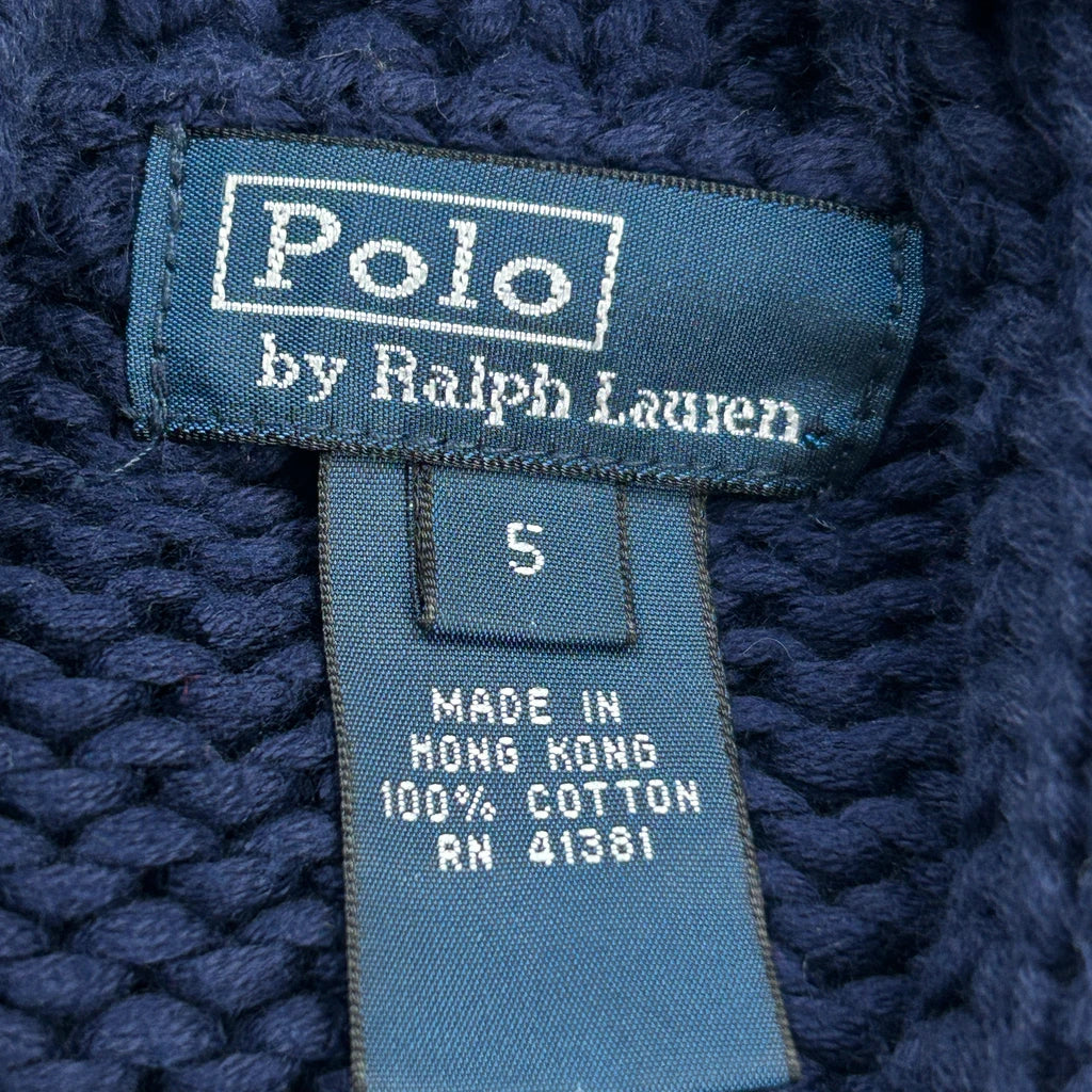Age 4 Polo By Ralph Lauren Jumper - Small Navy Cotton - Image 3