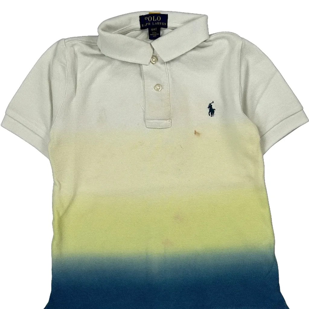 Age 4 Polo By Ralph Lauren Polo Shirt - Small Multicoloured Cotton - Image 4