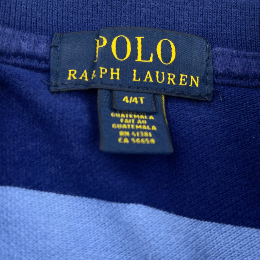 Age 4 Polo By Ralph Lauren Striped Polo Shirt - XS Multicoloured Cotton - Image 3