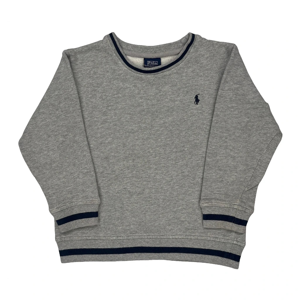 Age 4 Polo By Ralph Lauren Sweatshirt - XS Gray Cotton
