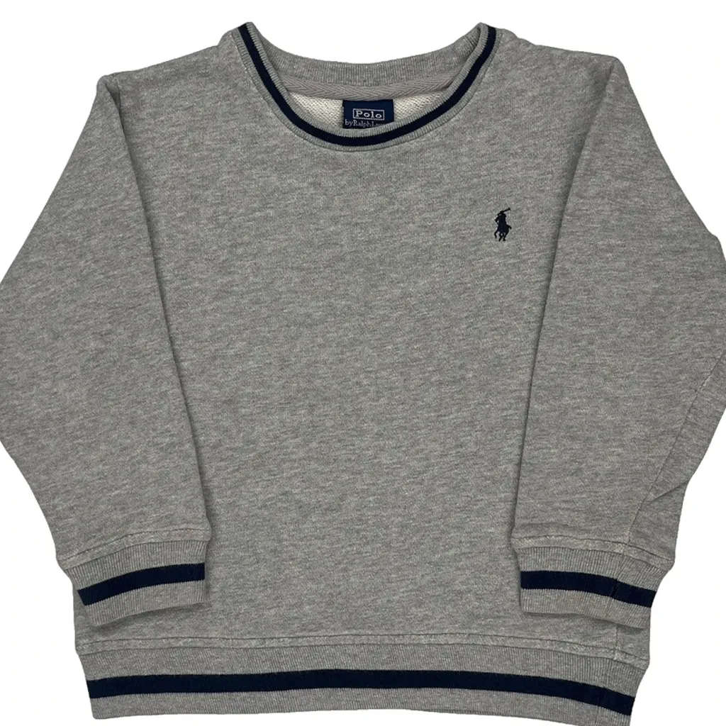 Age 4 Polo By Ralph Lauren Sweatshirt - XS Gray Cotton - Image 4