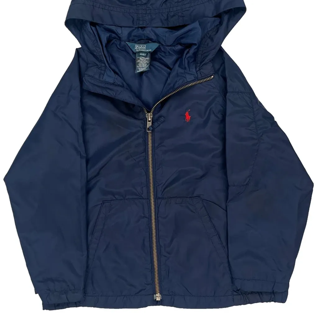 Age 4 Polo By Ralph Lauren Windbreaker - XS Blue Polyester - Image 5