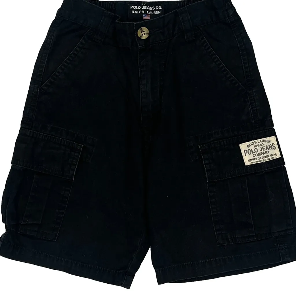 Age 4 Ralph Lauren Cargo Shorts - XS Black Cotton - Image 6
