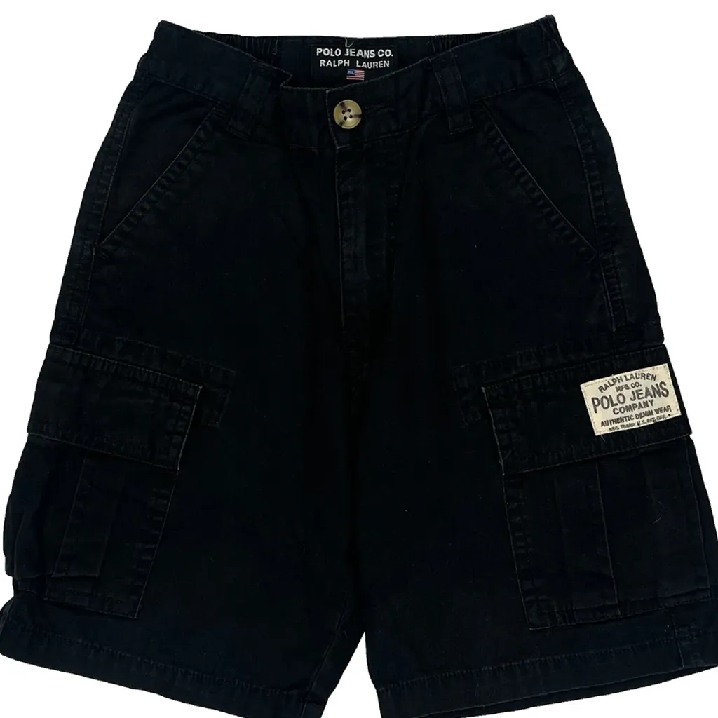 Age 4 Ralph Lauren Cargo Shorts - XS Black Cotton - Image 7