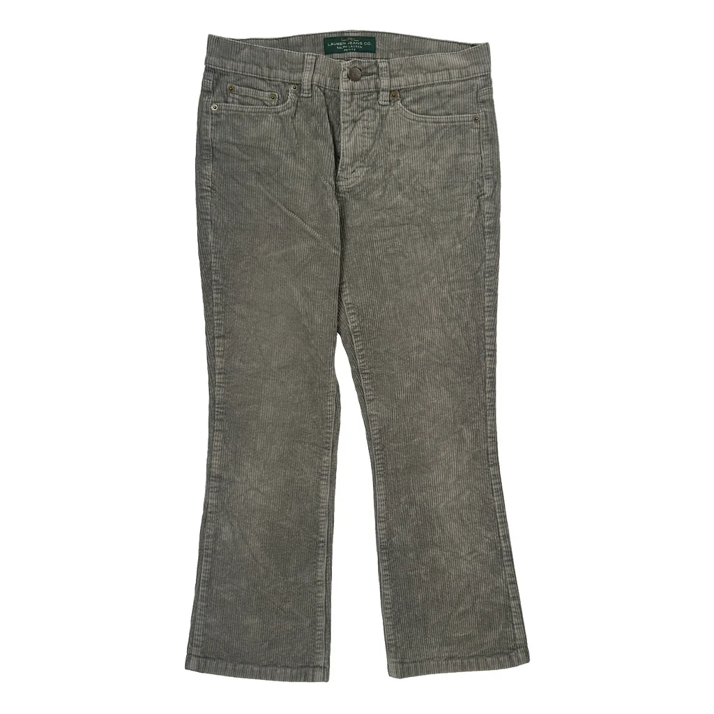 Age 4 Ralph Lauren Petite Cord Pants - XS Gray Cotton - Image 2