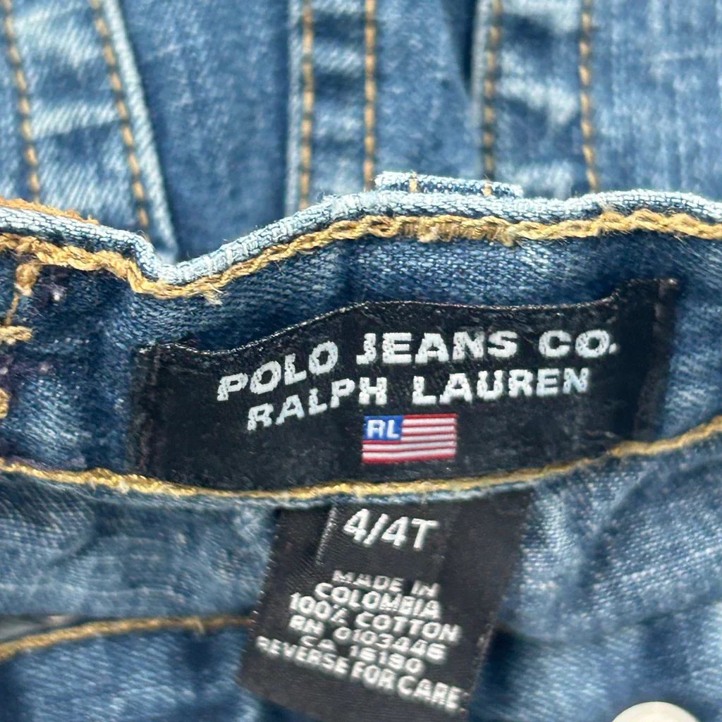 Age 4 Ralph Lauren Jeans - XS Blue Cotton - Image 3