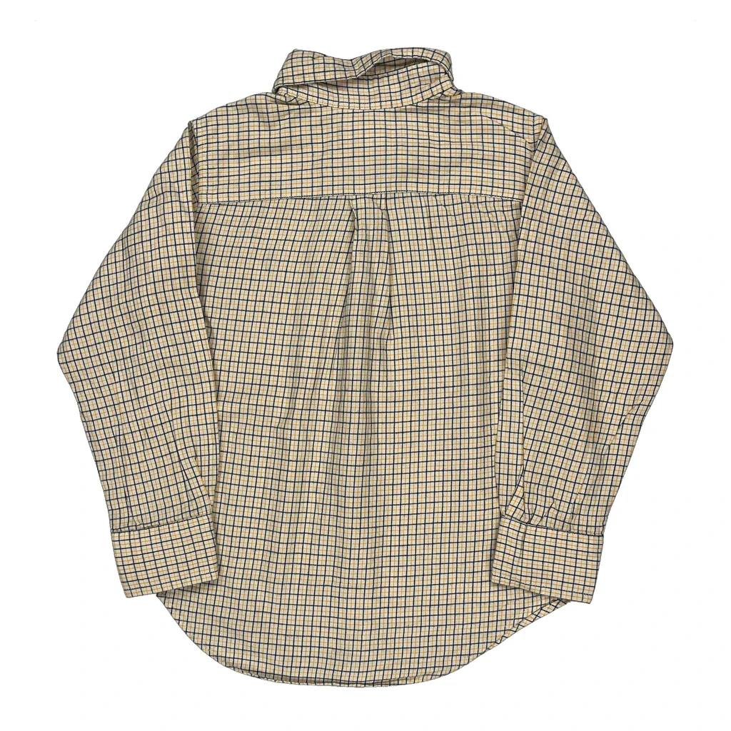 Age 4 Ralph Lauren Checked Shirt - XS Beige Cotton - Image 2