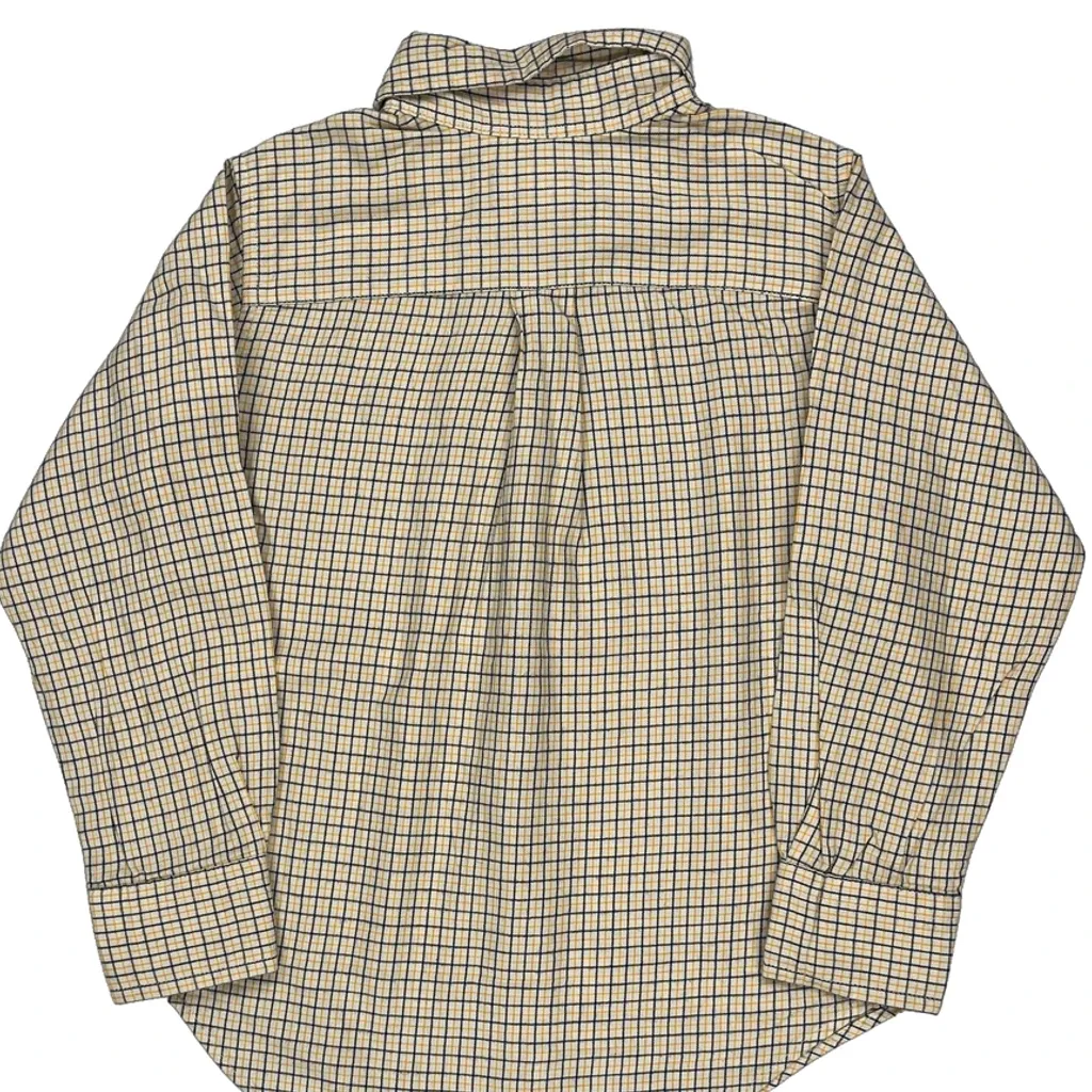 Age 4 Ralph Lauren Checked Shirt - XS Beige Cotton - Image 6