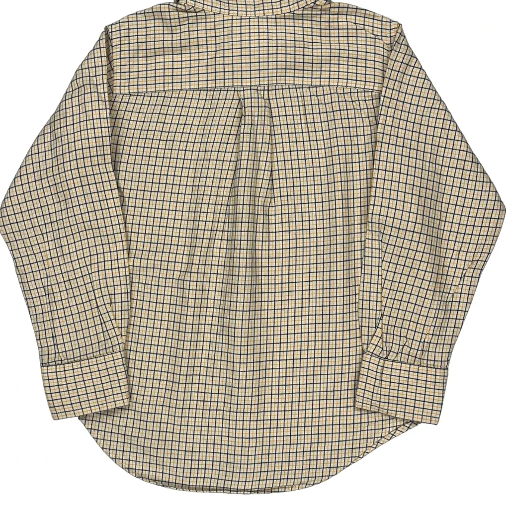 Age 4 Ralph Lauren Checked Shirt - XS Beige Cotton - Image 7