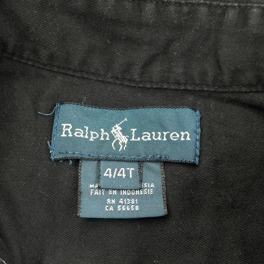Age 4 Ralph Lauren Shirt - XS Black Cotton - Image 3