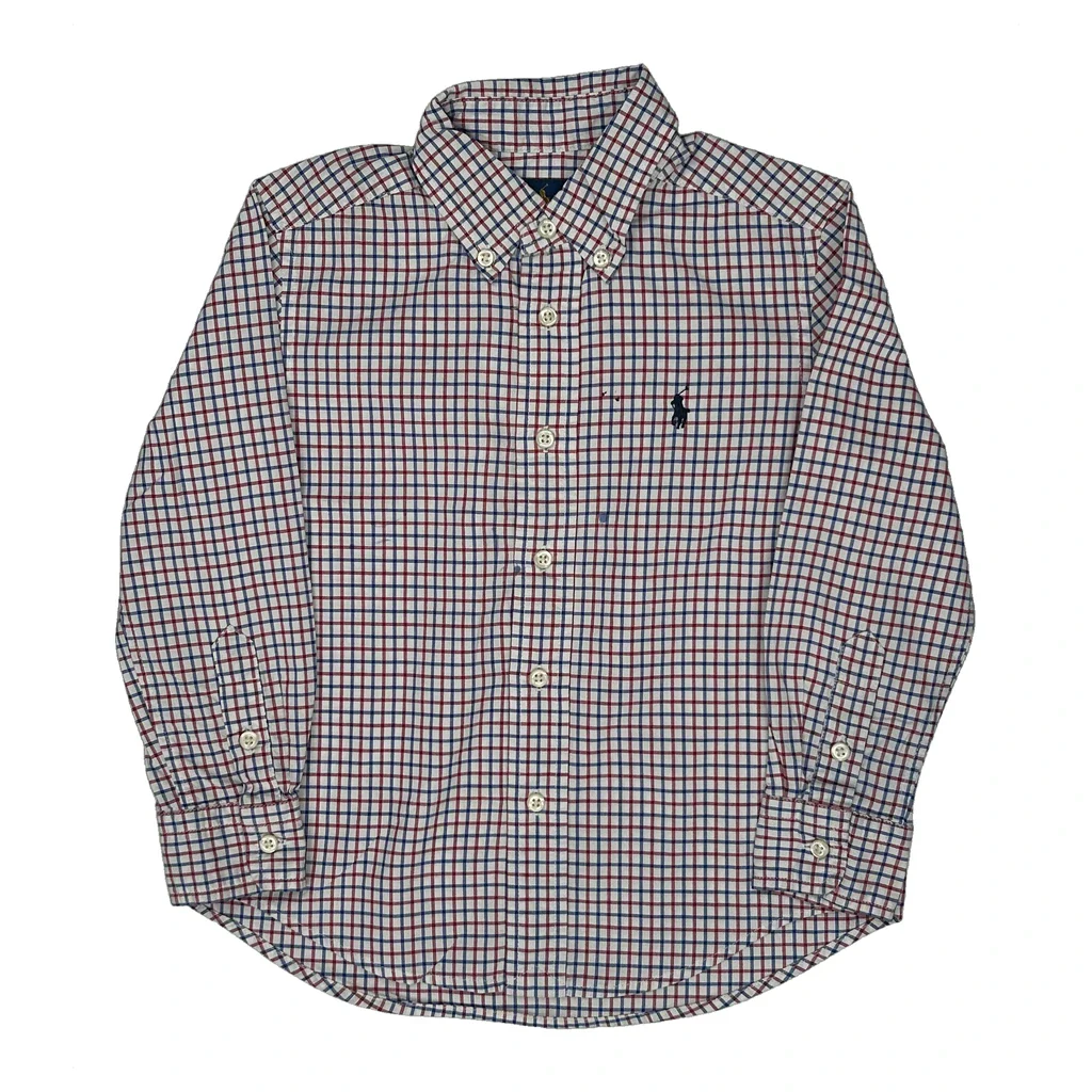 Age 4 Ralph Lauren Checked Shirt - XS Multicoloured Cotton