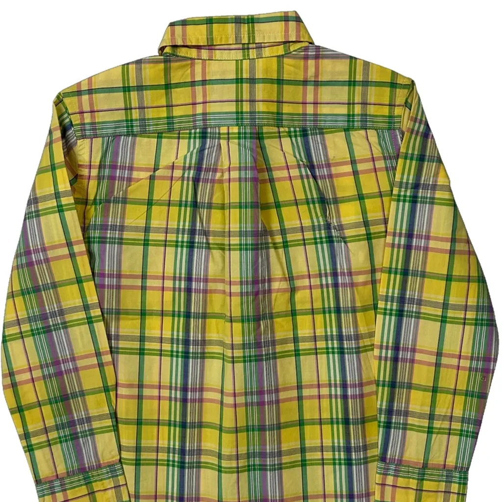 Age 4 Ralph Lauren Checked Shirt - XS Yellow Cotton - Image 6