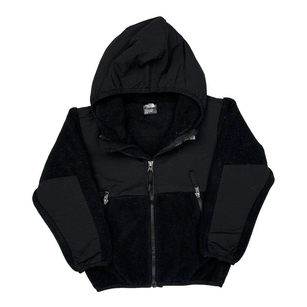 Age 4 The North Face Fleece Jacket - XS Black Polyester