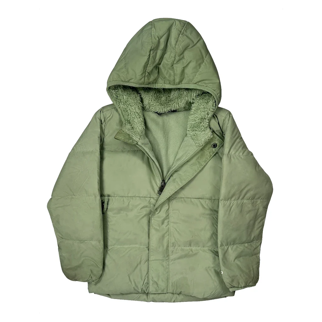 Age 4 The North Face Puffer - XS Green Polyester