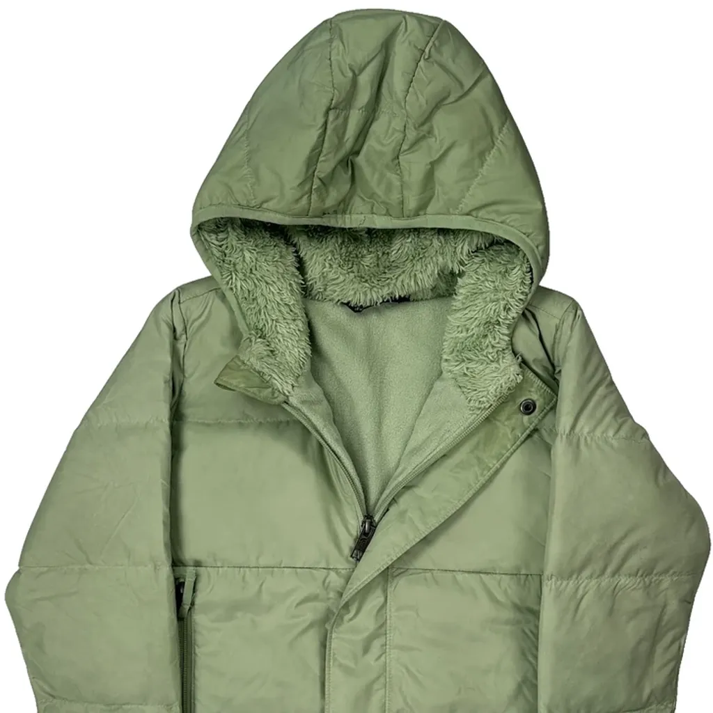 Age 4 The North Face Puffer - XS Green Polyester - Image 4