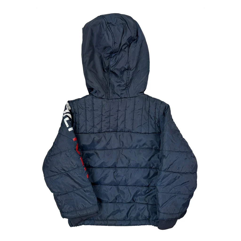 Age 4 Tommy Hilfiger Puffer - XS Navy Polyester - Image 2