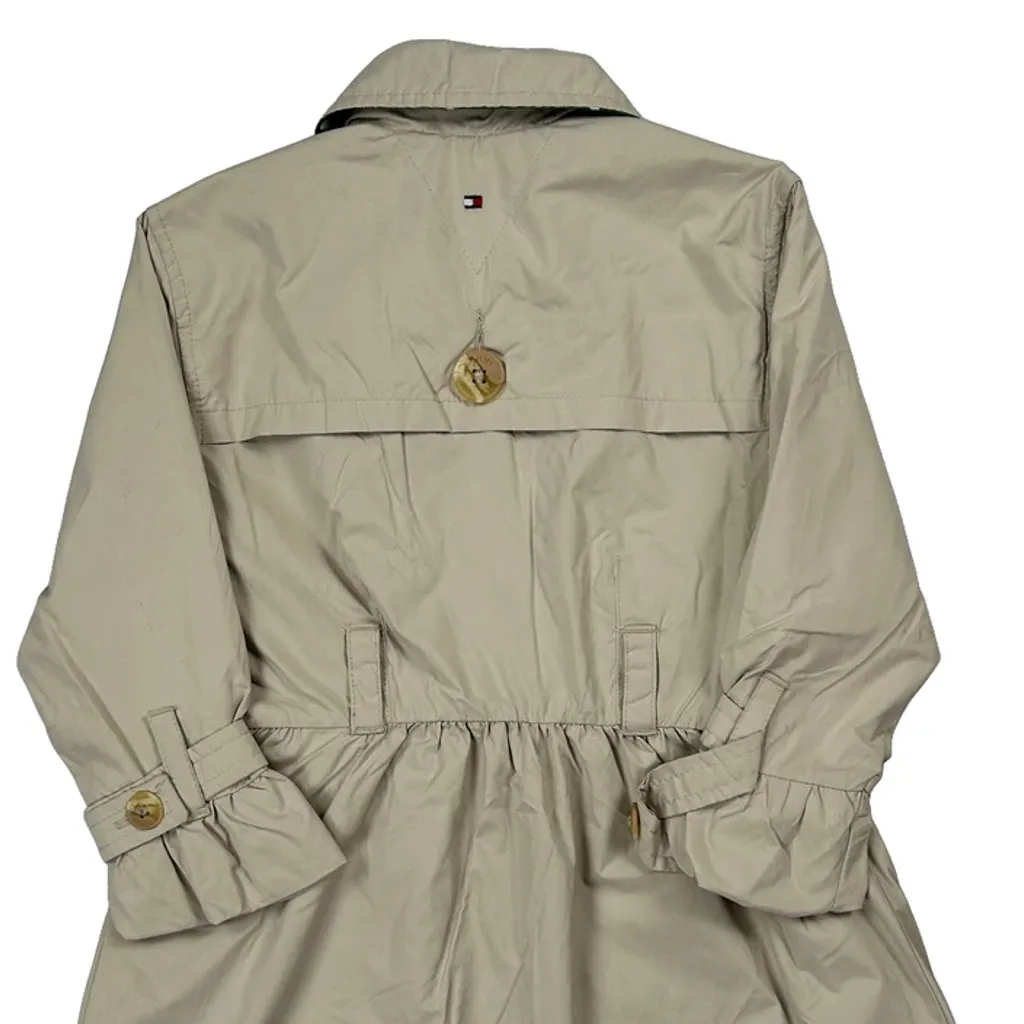 Age 4 Tommy Hilfiger Trench Coat - Small Beige Polyester - Image 6