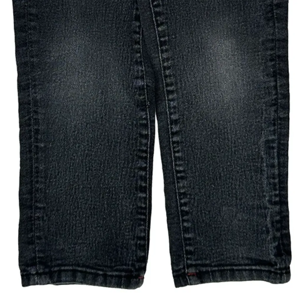 Age 4 True Religion Contrast Stitch Jeans - Small Black Denim - Image 6