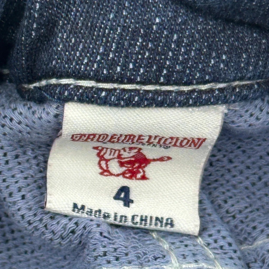 Age 4 True Religion Jeans - Small Dark Wash Denim - Image 3