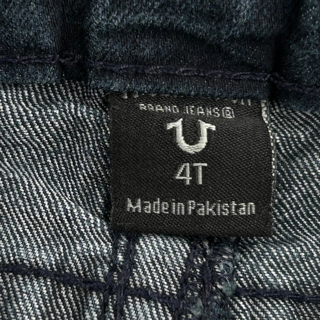 Age 4 True Religion Jeans - Small Dark Wash Denim - Image 3