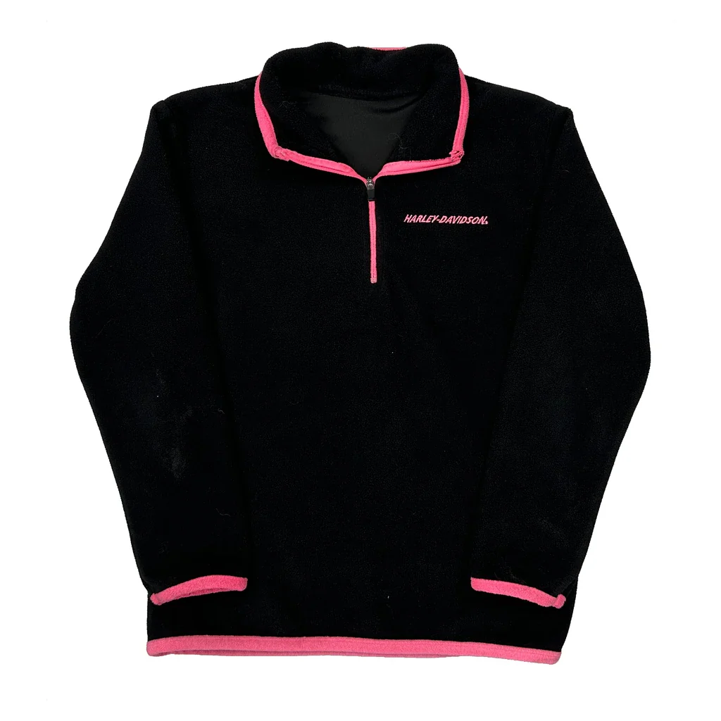 Age 5-6 Harley Davidson Fleece - Small Black Polyester