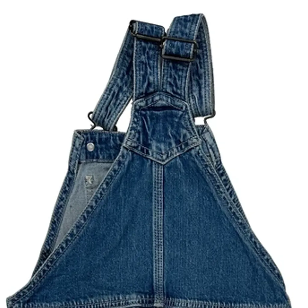 Age 5-6 Lee Dungarees - Small Blue Denim - Image 6