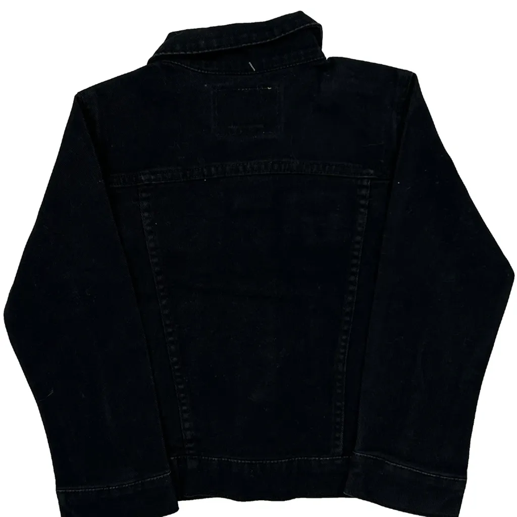 Age 5-6 Levis Denim Jacket - Small Black Cotton - Image 6