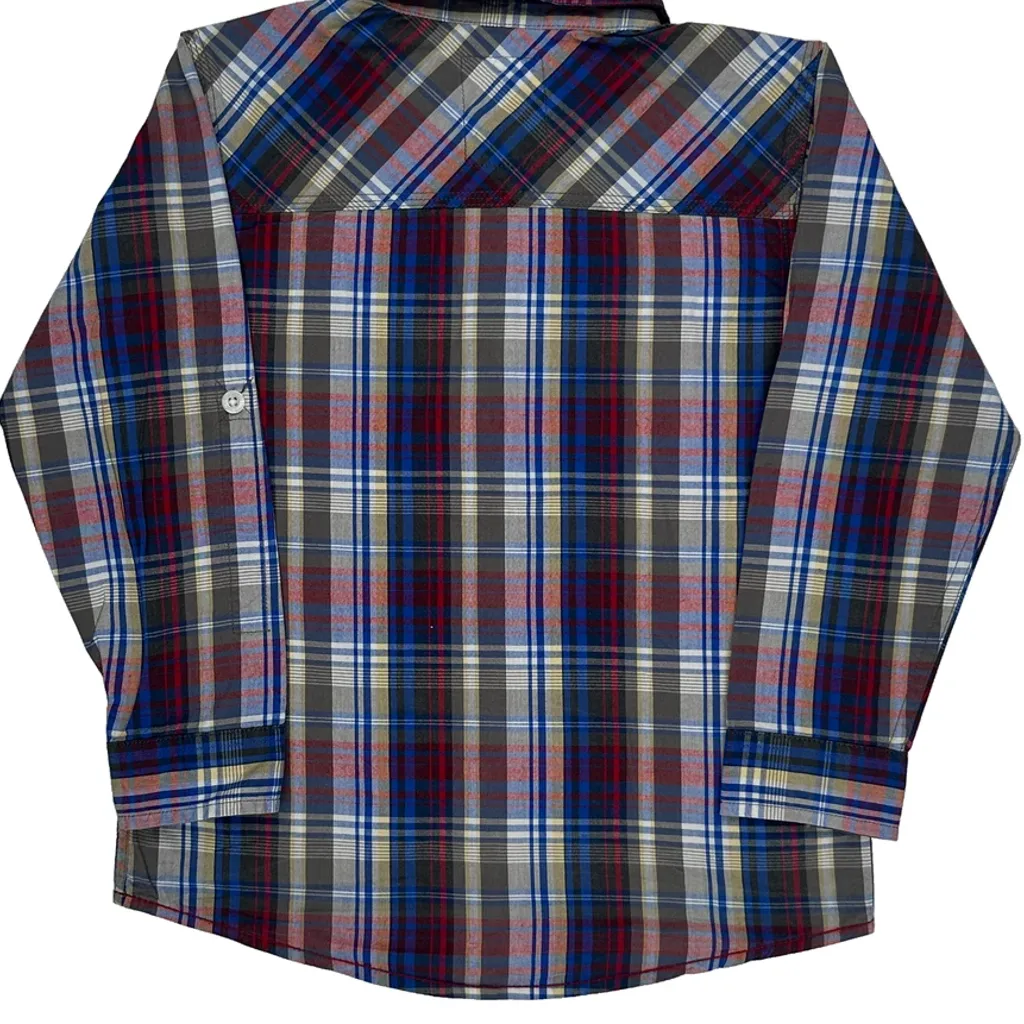 Age 5-6 Levis Checked Shirt - Small Multicoloured Cotton - Image 7
