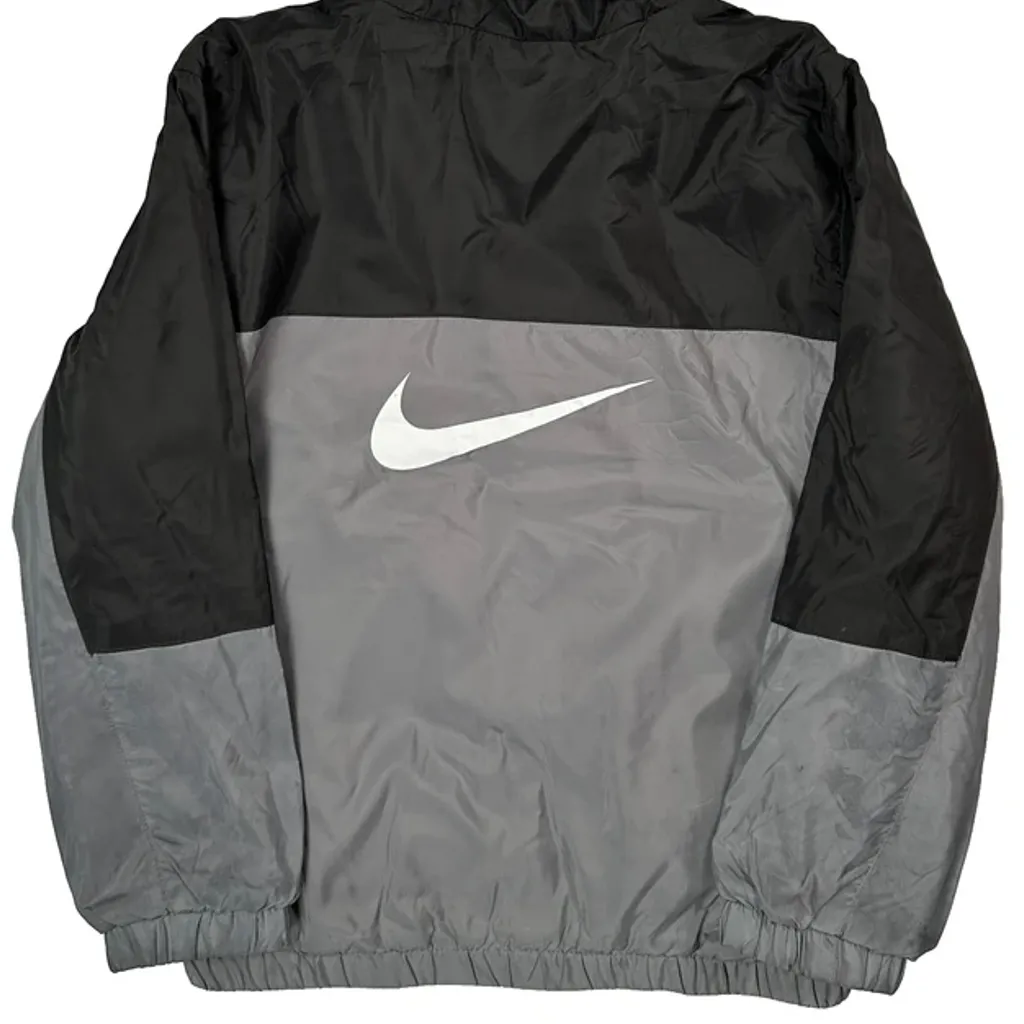 Age 5-6 Nike Graphic Windbreaker - XS Black Polyester - Image 7