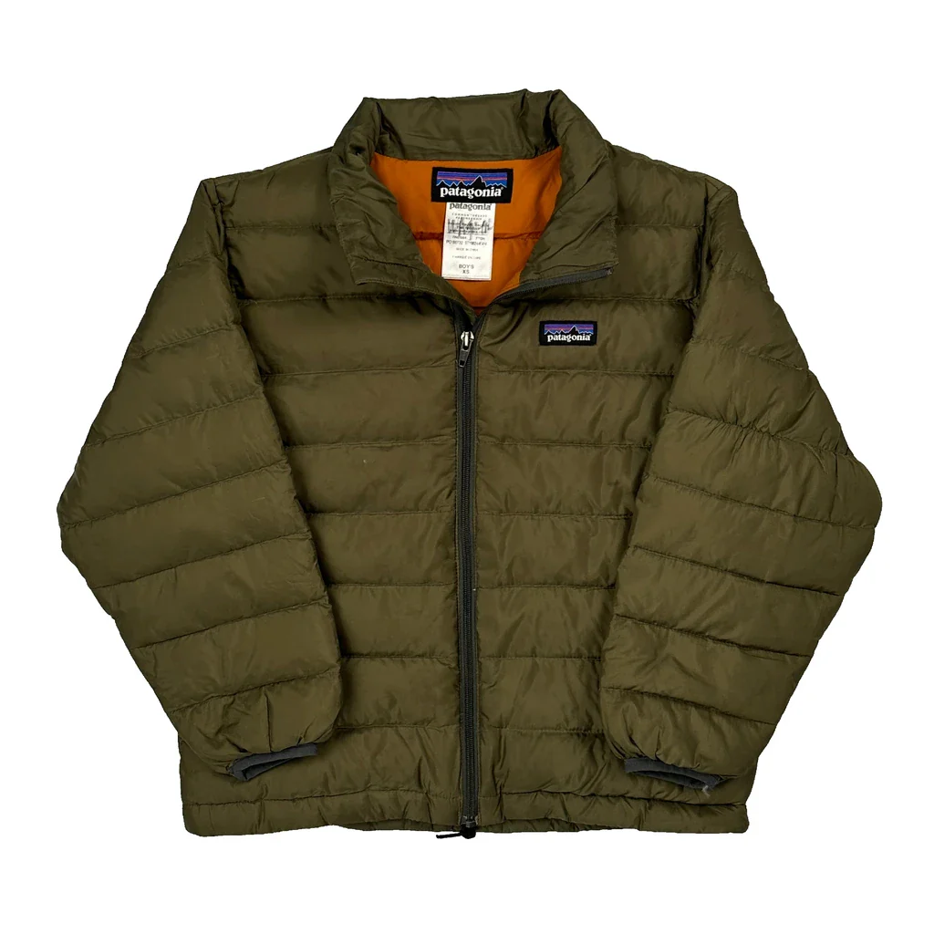 Age 5-6 Patagonia Puffer - XS Green Polyester