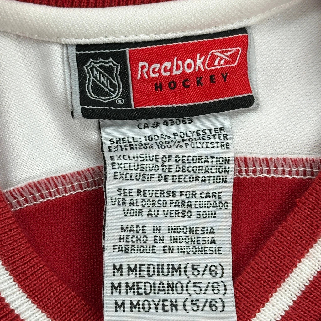 Age 5-6 Reebok Vancouver Canucks Jersey - Medium Red Polyester - Image 3