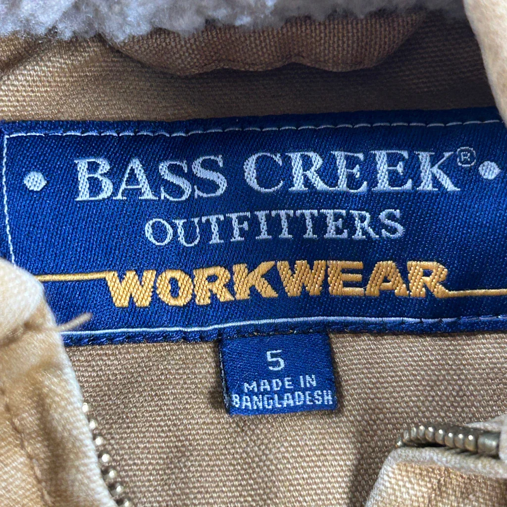 Age 5 Bass Creek Jacket - Small Brown Cotton - Image 3