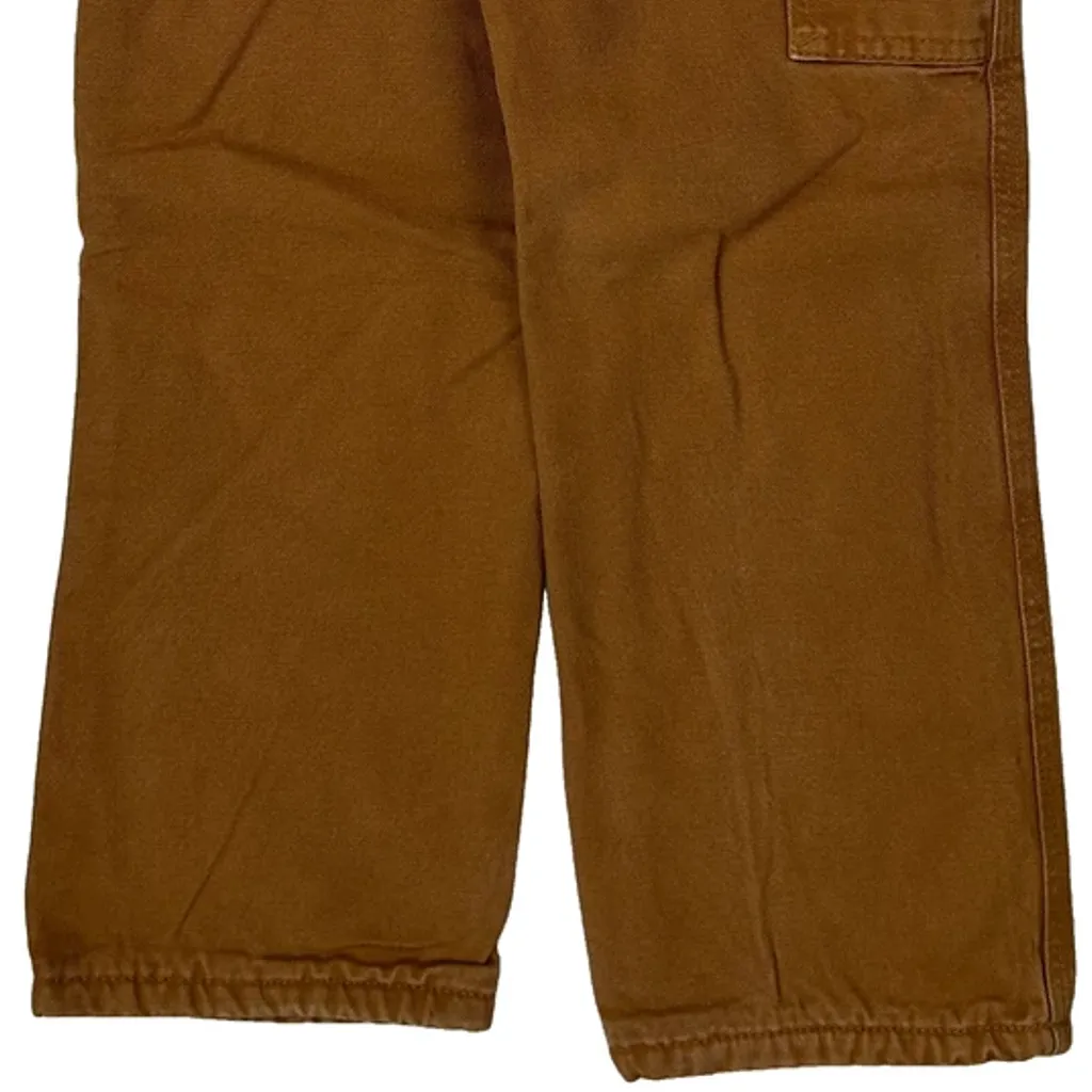 Age 5 Carhartt Double Knee Carpenter Trousers - Small Brown Cotton - Image 5