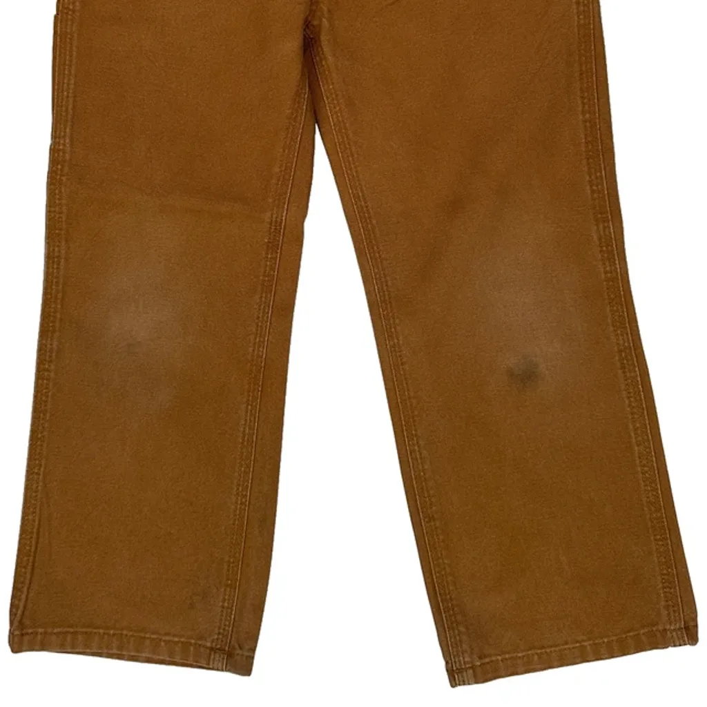Age 5 Carhartt Cargo Carpenter Trousers - Small Brown Cotton - Image 6