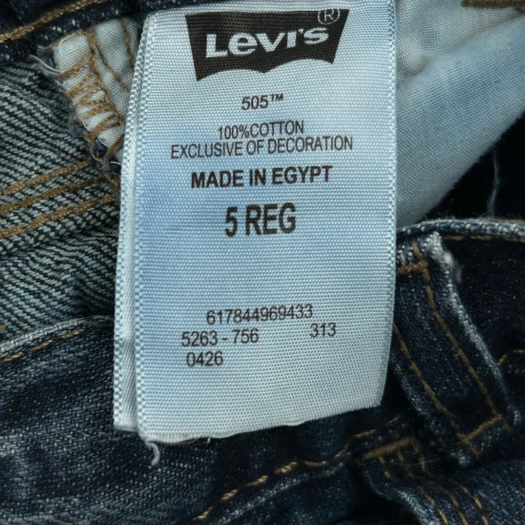 Age 5 Levis Jeans - Small Blue Cotton - Image 4