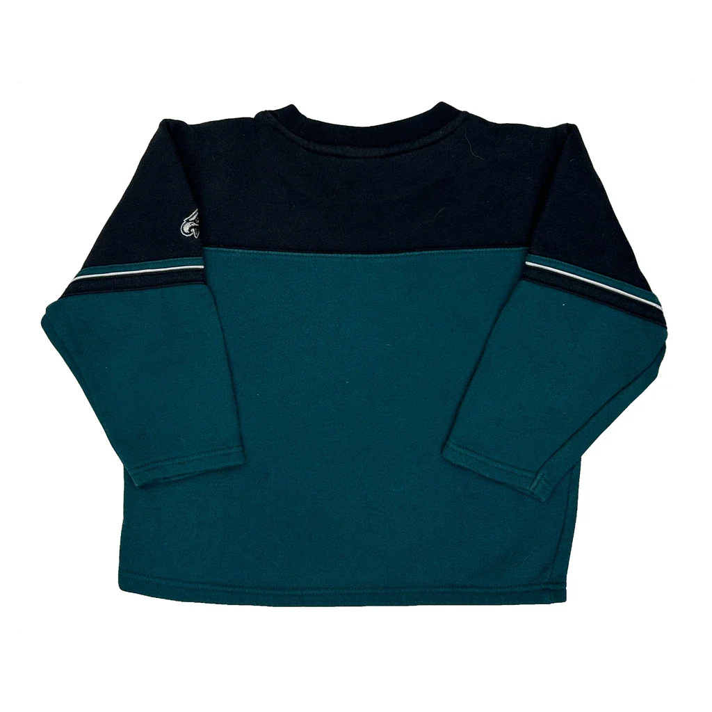 Age 5 Nfl Eagles Long Sleeve T-Shirt - XS Green Cotton - Image 2