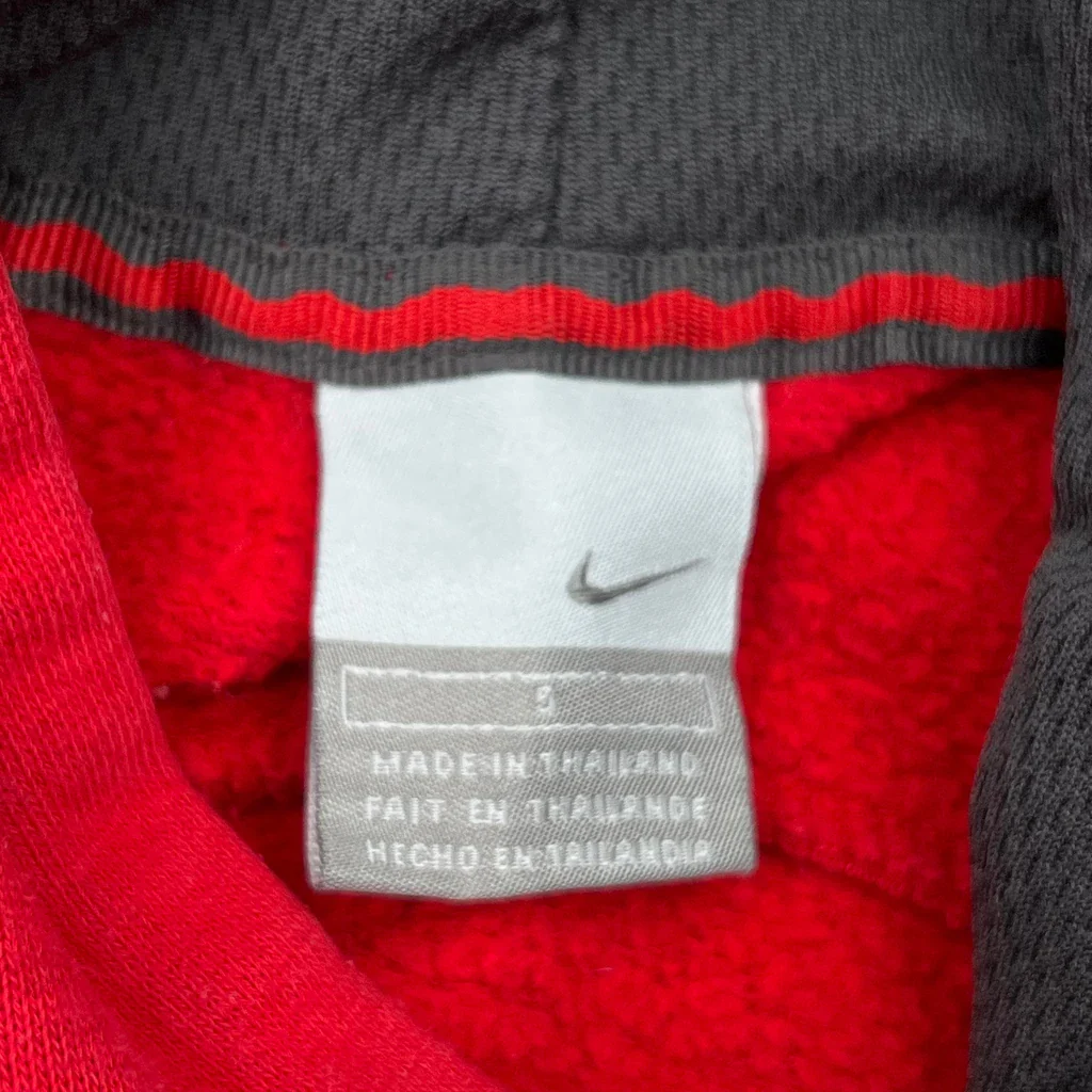 Age 5 Nike Hoodie - XS Red Cotton - Image 3
