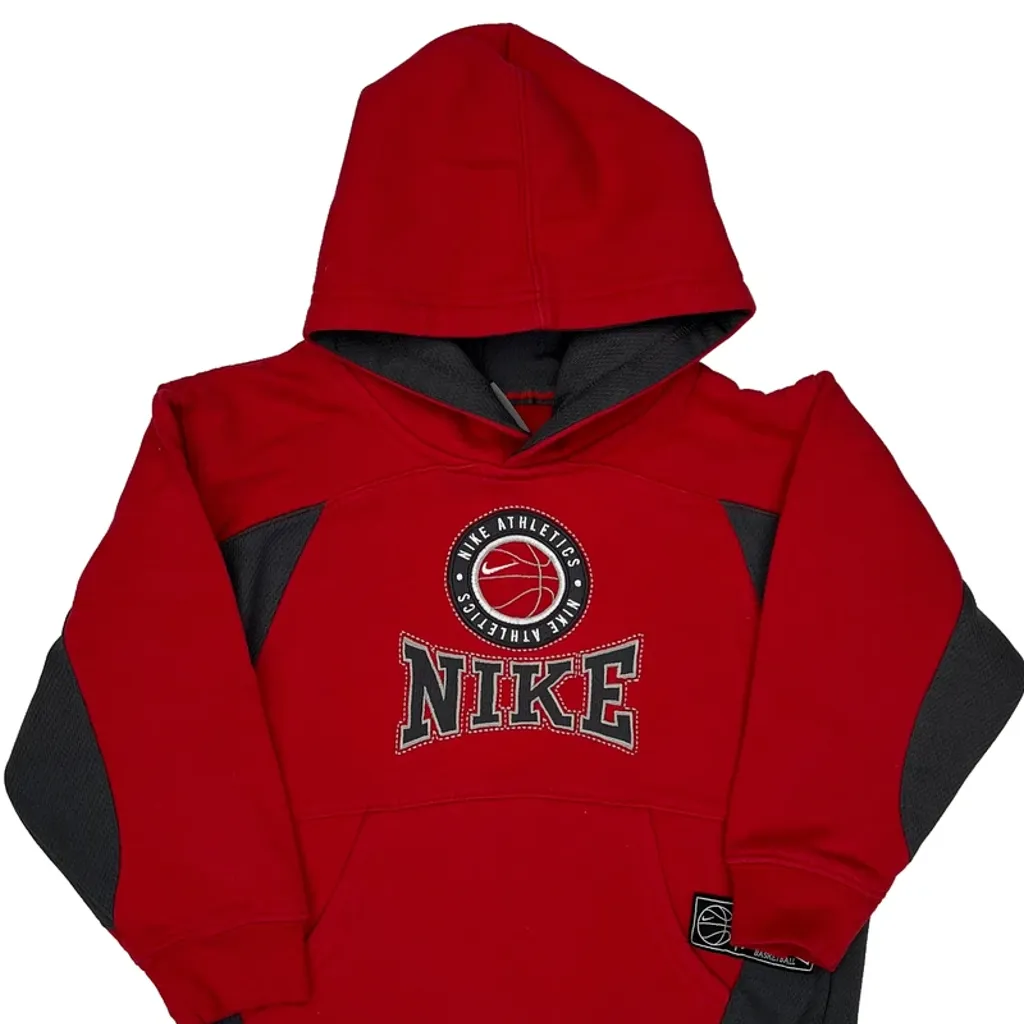 Age 5 Nike Hoodie - XS Red Cotton - Image 5