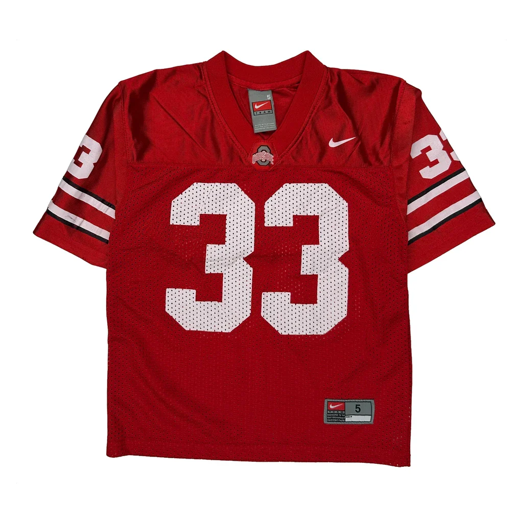 Age 5 Ohio State Buckeyes Nike Football Jersey - Small Red Polyester