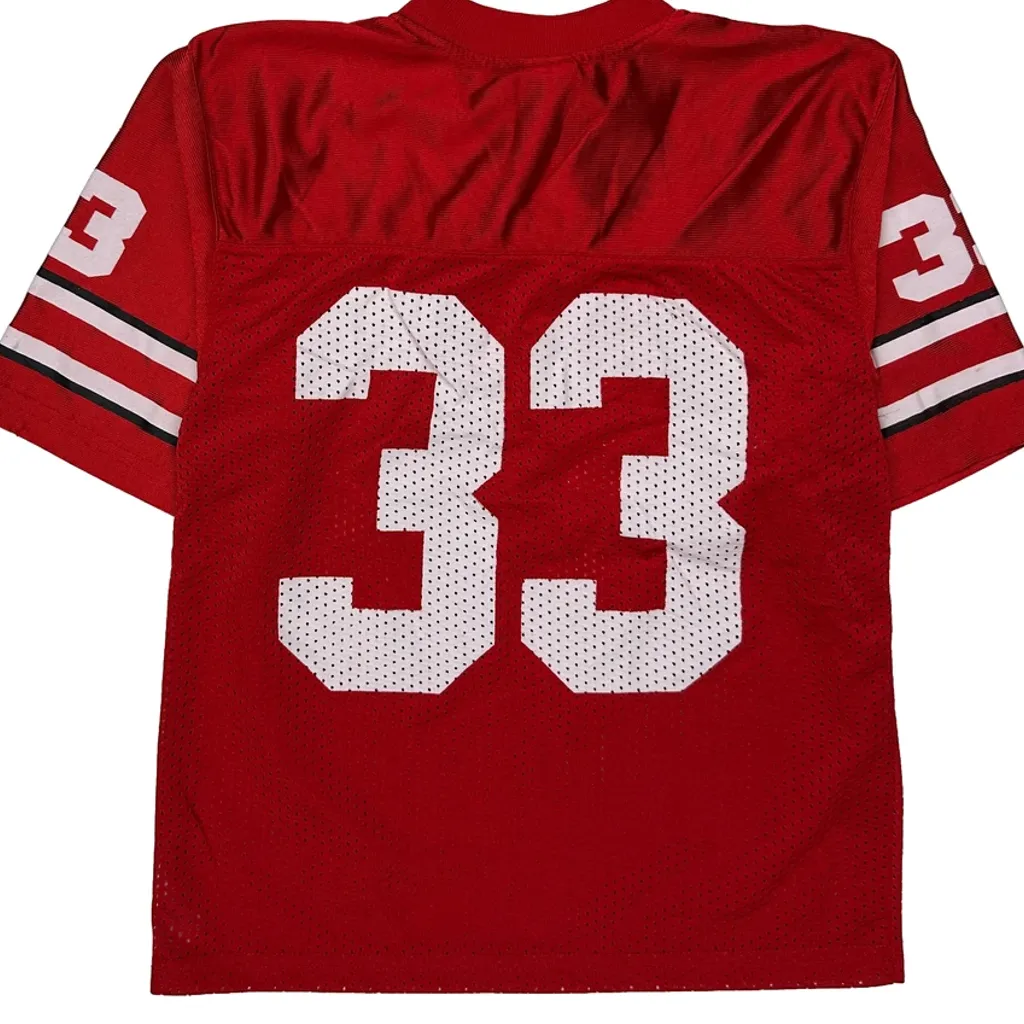 Age 5 Ohio State Buckeyes Nike Football Jersey - Small Red Polyester - Image 6