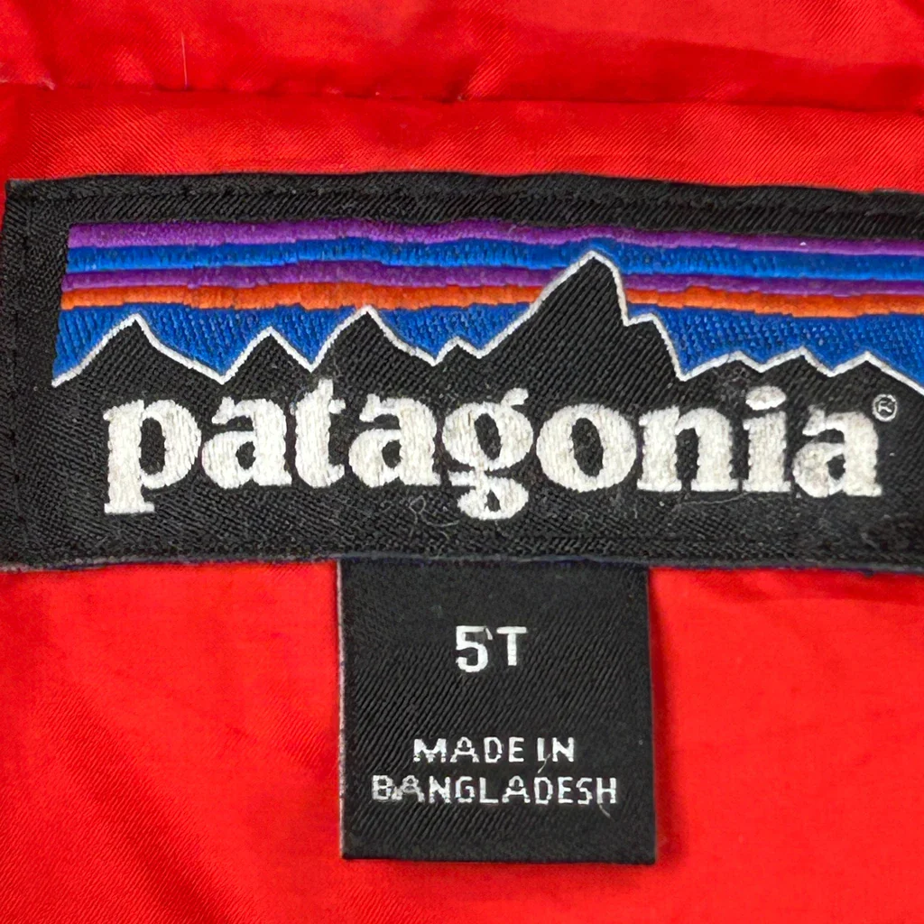 Age 5 Patagonia Puffer - XS Navy Polyester - Image 3