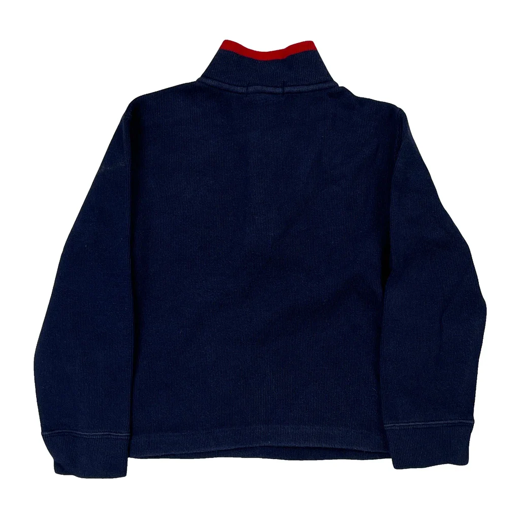 Age 5 Polo By Ralph Lauren 1/4 Zip - XS Blue Cotton - Image 2