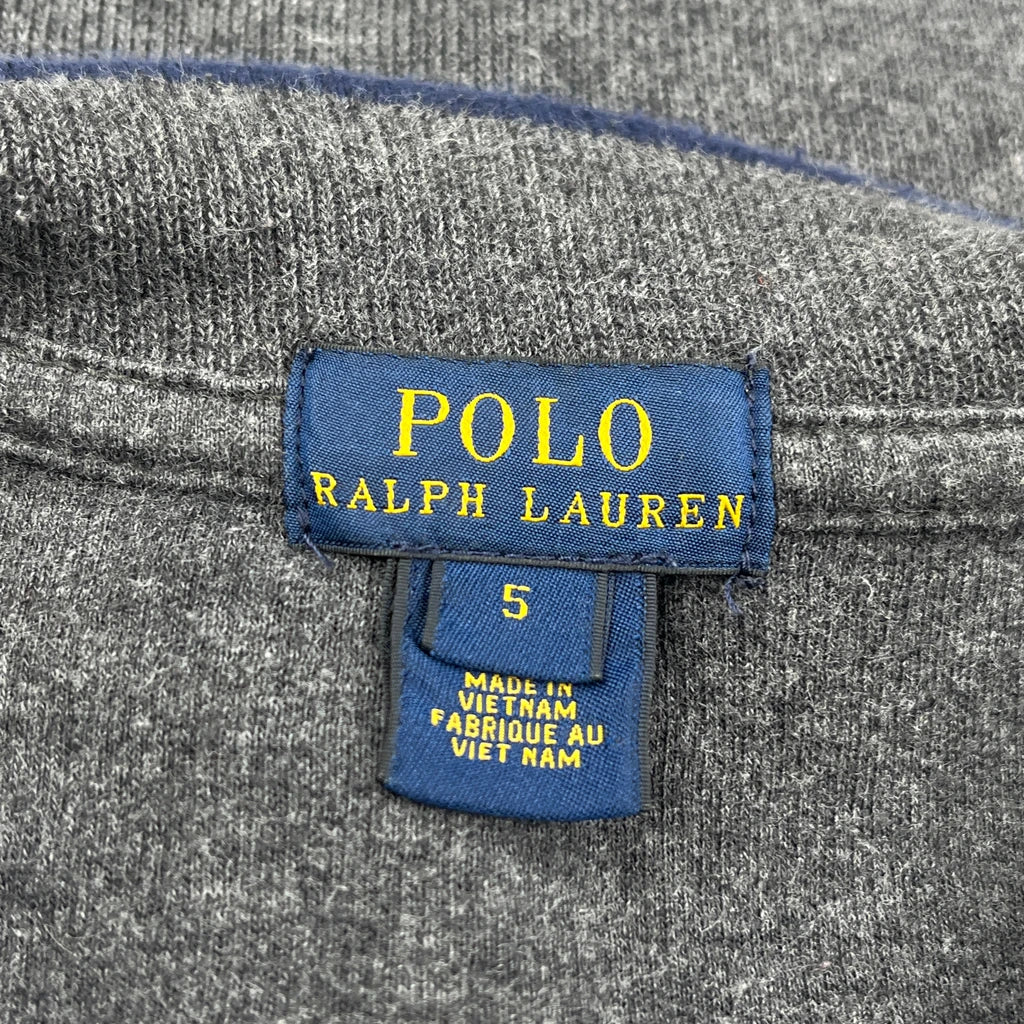 Age 5 Polo By Ralph Lauren 1/4 Zip - XS Gray Cotton - Image 3