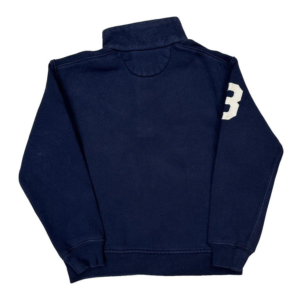 Age 5 Polo By Ralph Lauren 1/4 Zip - XS Navy Cotton - Image 2