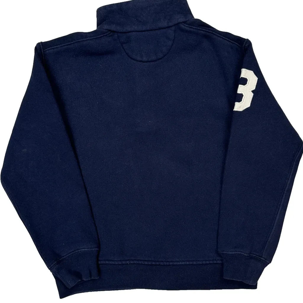 Age 5 Polo By Ralph Lauren 1/4 Zip - XS Navy Cotton - Image 6