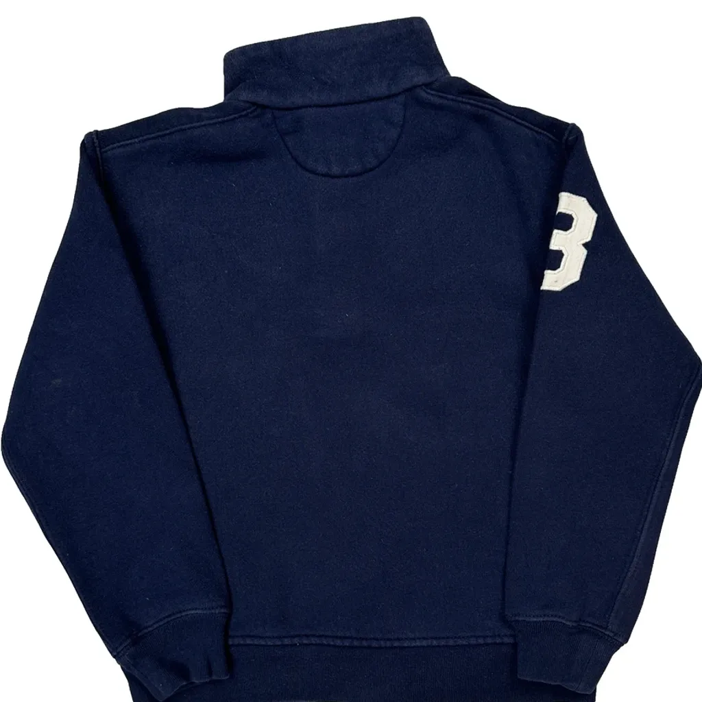 Age 5 Polo By Ralph Lauren 1/4 Zip - XS Navy Cotton - Image 7