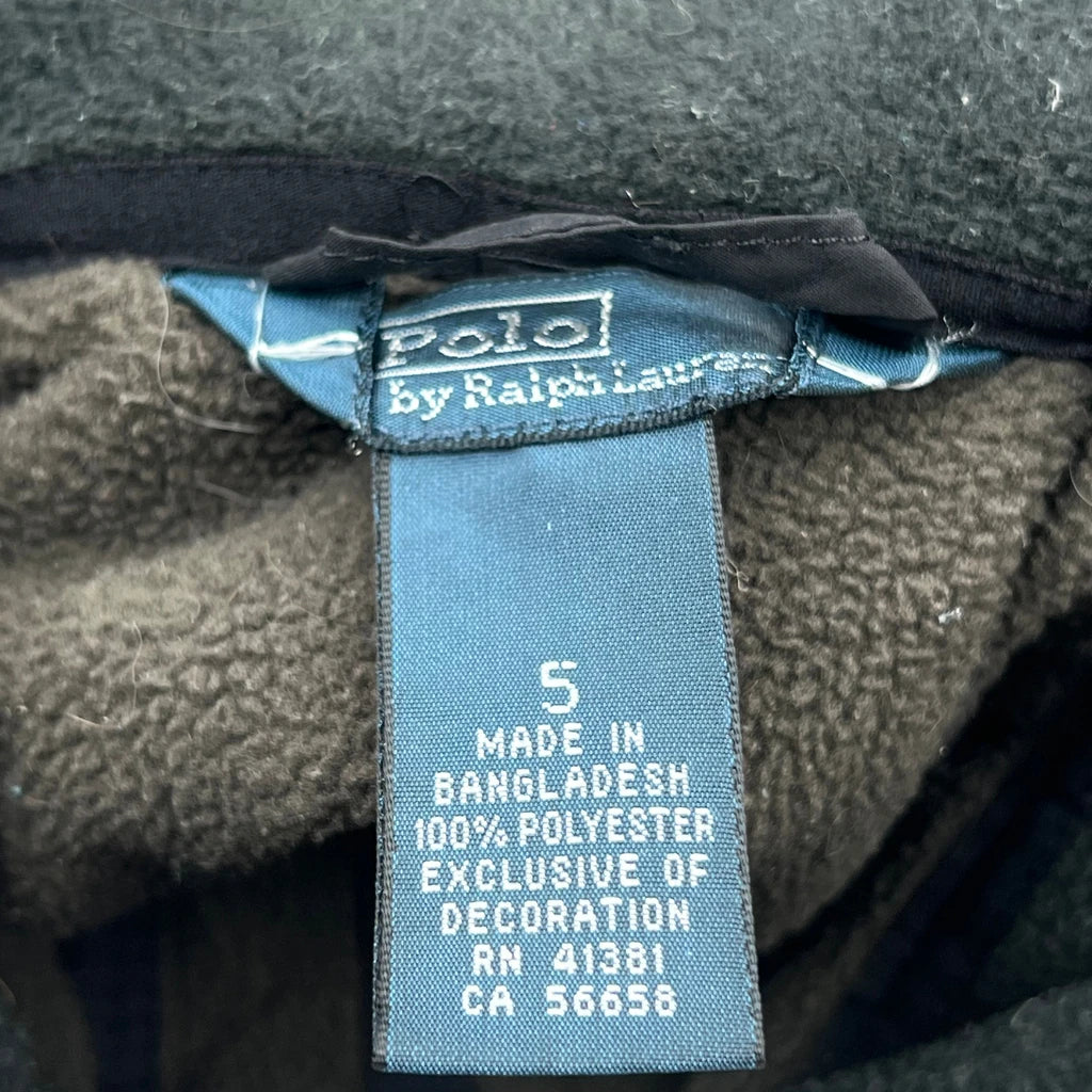 Age 5 Polo By Ralph Lauren Fleece Jacket - XS Green Polyester - Image 3