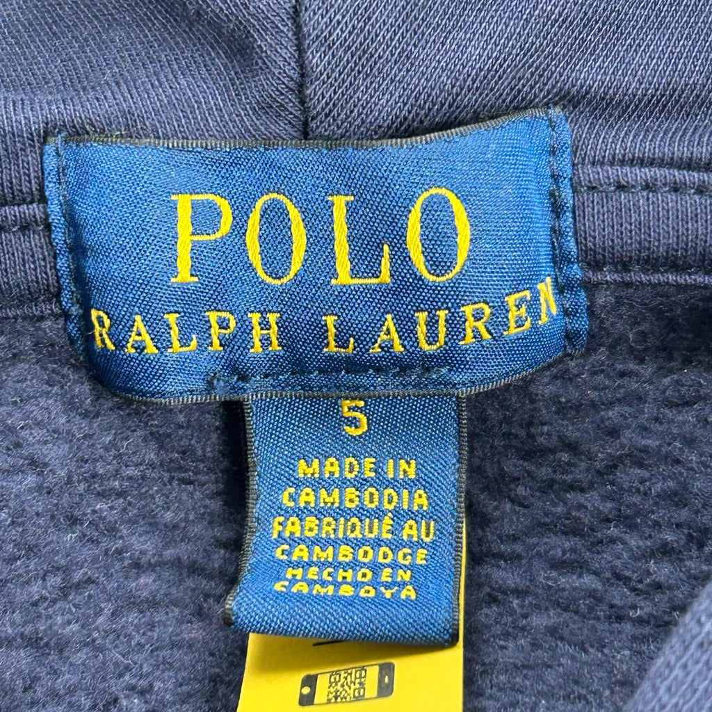 Age 5 Polo By Ralph Lauren Hoodie - Small Blue Cotton - Image 3