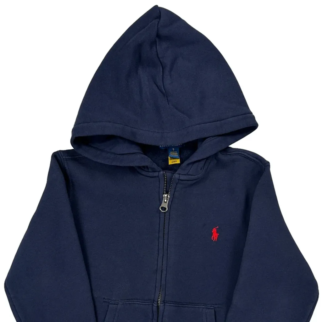 Age 5 Polo By Ralph Lauren Hoodie - Small Blue Cotton - Image 4